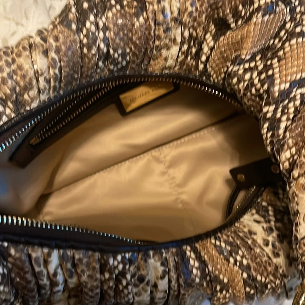 Michael Kors Phython Leather Hobo